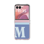 Clear Case［ Original - initial two tone - M blue ］