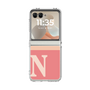 Clear Case［ Original - initial two tone - N pink ］