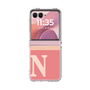 Clear Case［ Original - initial two tone - N pink ］
