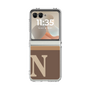 Clear Case［ Original - initial two tone - N brown ］