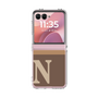 Clear Case［ Original - initial two tone - N brown ］