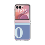 Clear Case［ Original - initial two tone - O blue ］