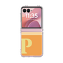 Clear Case［ Original - initial two tone - P orange ］