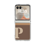 Clear Case［ Original - initial two tone - P brown ］