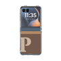 Clear Case［ Original - initial two tone - P brown ］