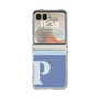 Clear Case［ Original - initial two tone - P blue ］