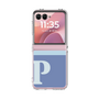 Clear Case［ Original - initial two tone - P blue ］