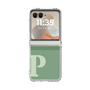 Clear Case［ Original - initial two tone - P green ］