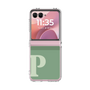 Clear Case［ Original - initial two tone - P green ］
