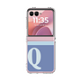 Clear Case［ Original - initial two tone - Q blue ］