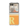 Clear Case［ Original - initial two tone - R orange ］