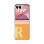 Clear Case［ Original - initial two tone - R orange ］