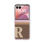 Clear Case［ Original - initial two tone - R brown ］