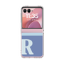 Clear Case［ Original - initial two tone - R blue ］