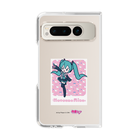 Clear Case［ HATSUNE MIKU - Glitch Sky - Pink ］