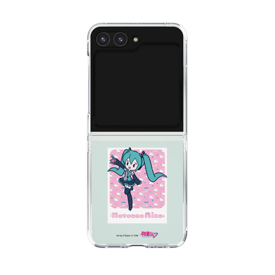 Clear Case［ HATSUNE MIKU - Glitch Sky - Pink ］