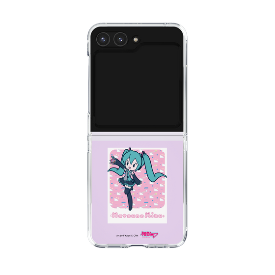 Clear Case［ HATSUNE MIKU - Glitch Sky - Pink ］