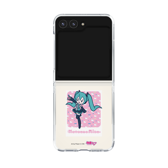 Clear Case［ HATSUNE MIKU - Glitch Sky - Pink ］