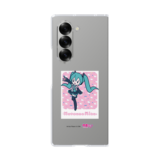 Clear Case［ HATSUNE MIKU - Glitch Sky - Pink ］