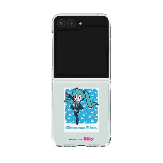 Clear Case［ HATSUNE MIKU - Glitch Sky - Blue ］