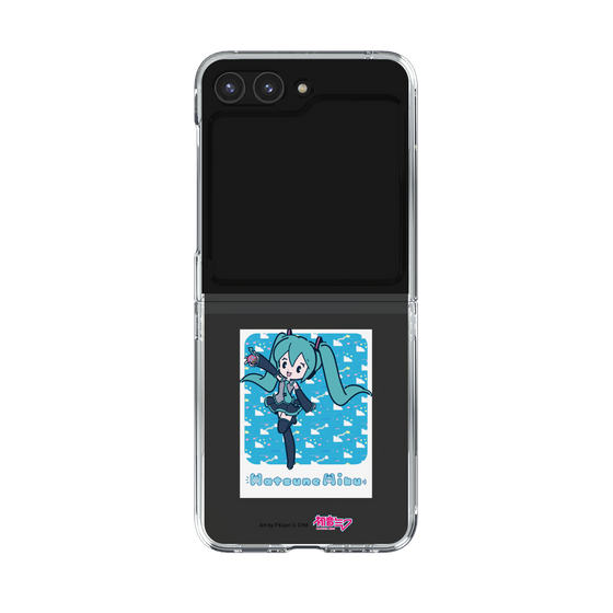 Clear Case［ HATSUNE MIKU - Glitch Sky - Blue ］