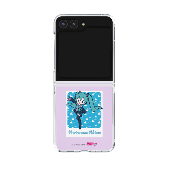 Clear Case［ HATSUNE MIKU - Glitch Sky - Blue ］