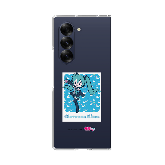 Clear Case［ HATSUNE MIKU - Glitch Sky - Blue ］