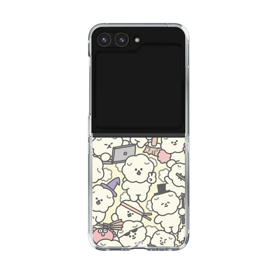 Clear Case［ Mossari Mosao - Fluffy - Beige ］