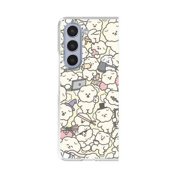 Clear Case［ Mossari Mosao - Fluffy - Beige ］