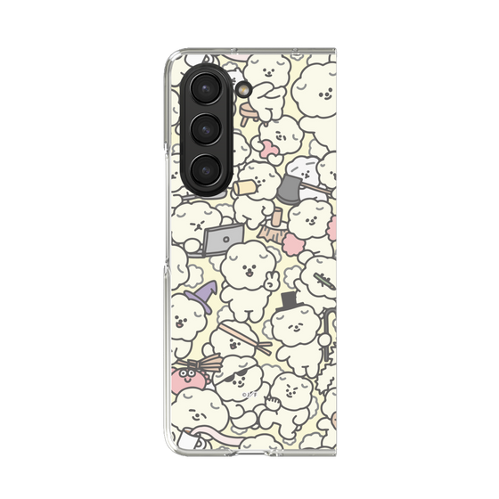Clear Case［ Mossari Mosao - Fluffy - Beige ］
