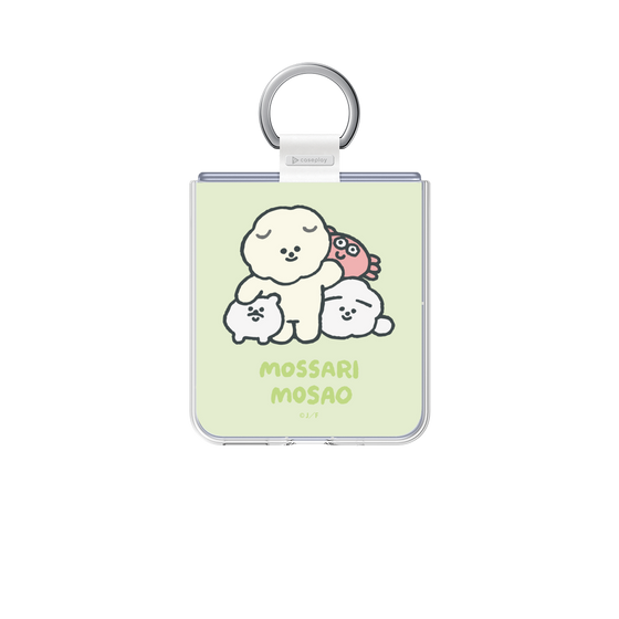 Clear Case［ Mossari Mosao - Everyone Together - Green ］