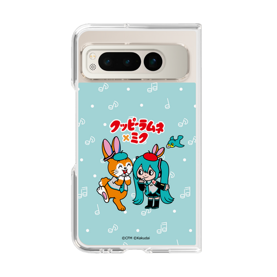 Clear Case［ Hatsune Miku × Kuppy Ramune – Hatsune Miku × Kuppy – Chibi Illustration ］