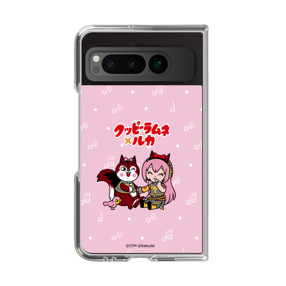 Clear Case［ Hatsune Miku × Kuppy Ramune – Megurine Luka × Ram – Chibi Illustration ］