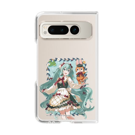 Clear Case［ Hatsune Miku × Kuppy Ramune – Hatsune Miku × Kuppy – Full-body Illustration 1 ］