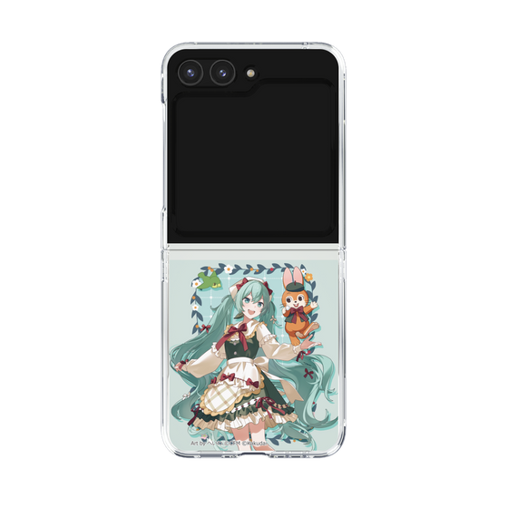 Clear Case［ Hatsune Miku × Kuppy Ramune – Hatsune Miku × Kuppy – Full-body Illustration 1 ］