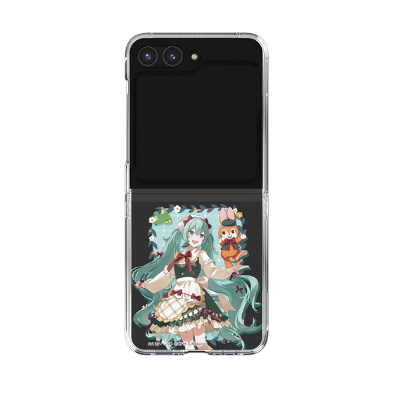 Clear Case［ Hatsune Miku × Kuppy Ramune – Hatsune Miku × Kuppy – Full-body Illustration 1 ］