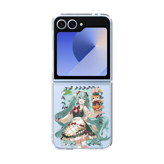 Clear Case［ Hatsune Miku × Kuppy Ramune – Hatsune Miku × Kuppy – Full-body Illustration 1 ］