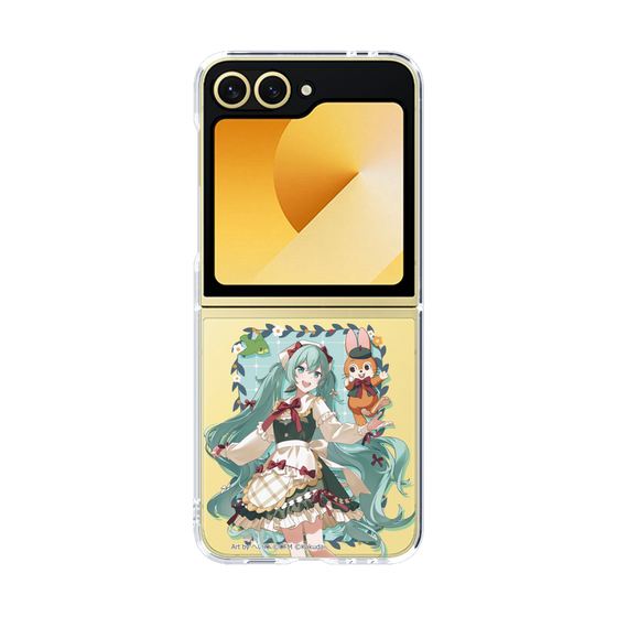 Clear Case［ Hatsune Miku × Kuppy Ramune – Hatsune Miku × Kuppy – Full-body Illustration 1 ］
