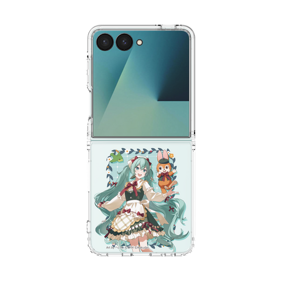 Clear Case［ Hatsune Miku × Kuppy Ramune – Hatsune Miku × Kuppy – Full-body Illustration 1 ］