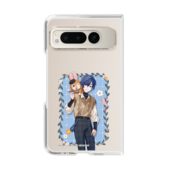 Clear Case［ Hatsune Miku × Kuppy Ramune – KAITO × Kuppy – Full-body Illustration 1 ］
