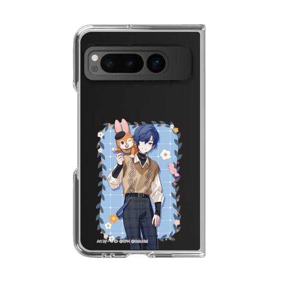 Clear Case［ Hatsune Miku × Kuppy Ramune – KAITO × Kuppy – Full-body Illustration 1 ］