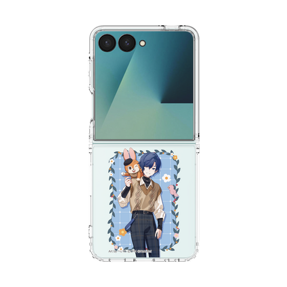 Clear Case［ Hatsune Miku × Kuppy Ramune – KAITO × Kuppy – Full-body Illustration 1 ］