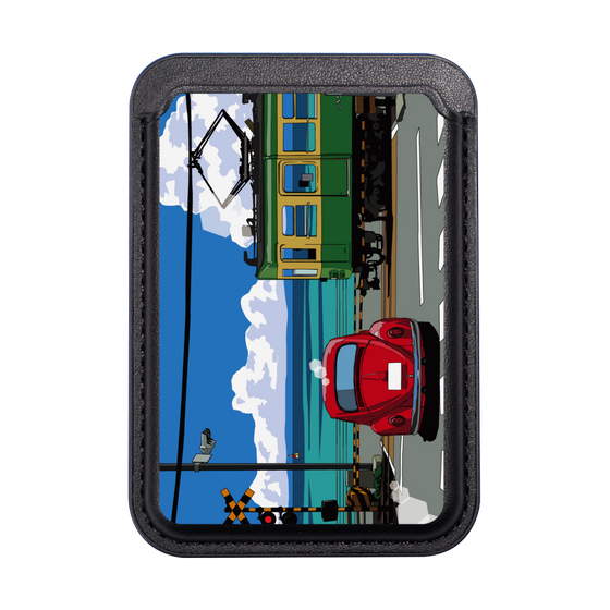 MagSafe Card Wallet［ Studio Alec Shonan Story - Enoden, Horizon, and Cumulonimbus Clouds ］