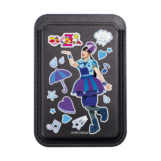 MagSafe Card Wallet［ Momokuro-chan Z - Rainy Reni-chan - All-over Pattern ］