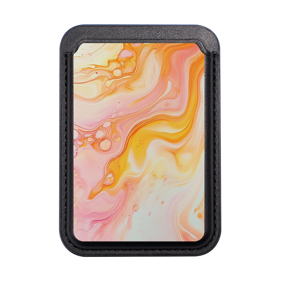 MagSafe Card Wallet［ Color Rain - Original - Tangerine Mist ］