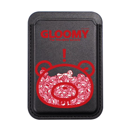 MagSafe Card Wallet［ Gloomy - Clear Face ］