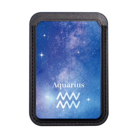 MagSafe Card Wallet［ STARRY SIGNS - Original - Aquarius ］