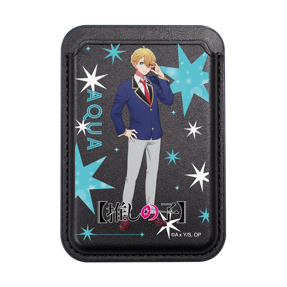 MagSafe Card Wallet［ 【OSHI NO KO】 -  Aqua - Standing Illustration ］