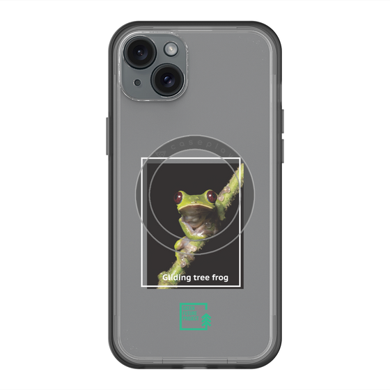 Slim Protection Premium Case with MagSafe［ Green Future Project - Gliding tree frog ］