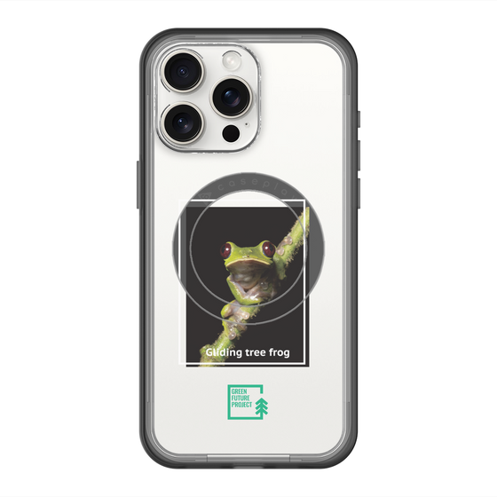 Slim Protection Premium Case with MagSafe［ Green Future Project - Gliding tree frog ］